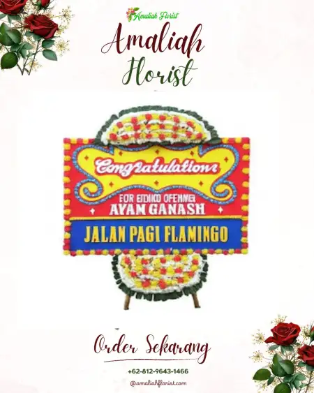 Sewa Papan Bunga Cipasang
